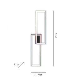 LED Deckenleuchte, dimmbar, Fernbedienung, Schlafzimmer,