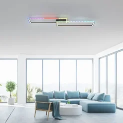 LED Deckenleuchte, dimmbar, Fernbedienung, Schlafzimmer,