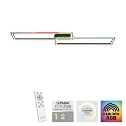 LED Deckenleuchte, dimmbar, Fernbedienung, Schlafzimmer,
