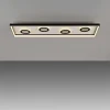 LED Deckenleuchte dimmbar schwarz Fernbedienung CCT Tunneleffekt