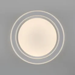 LED Deckenleuchte, dimmbar, weiß, mit Fernbedienung