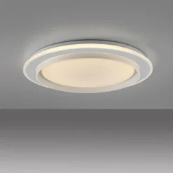 LED Deckenleuchte, dimmbar, weiß, mit Fernbedienung