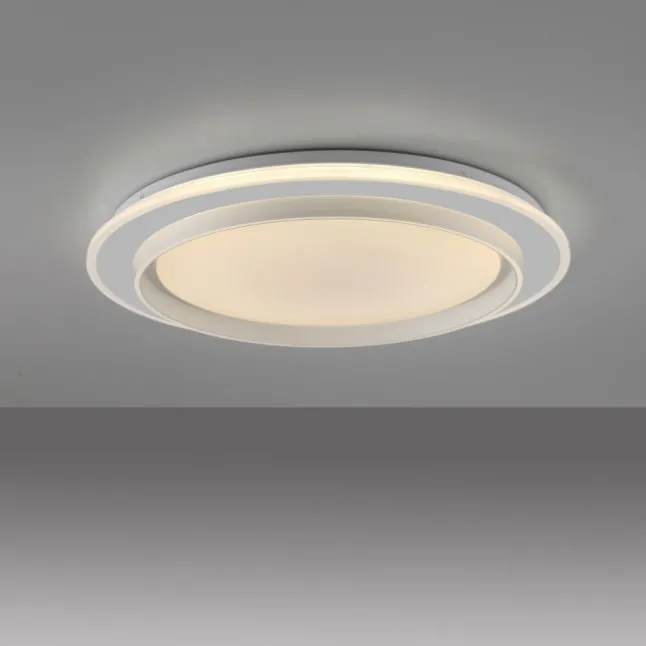 LED Deckenleuchte, dimmbar, weiß, mit Fernbedienung