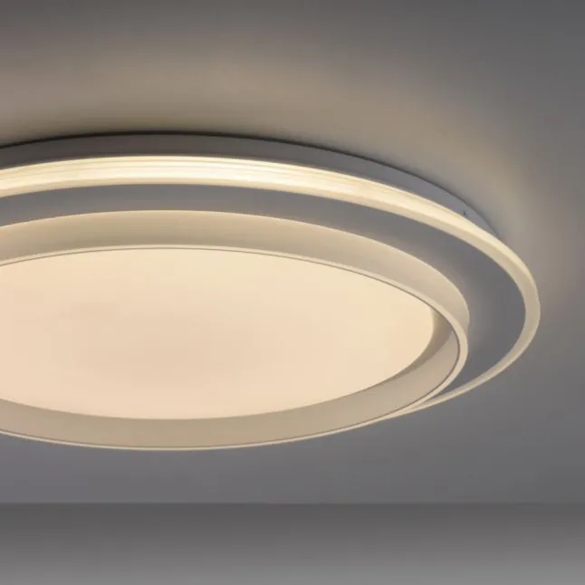 LED Deckenleuchte, dimmbar, weiß, mit Fernbedienung