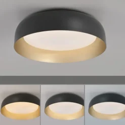 LED Deckenleuchte D=40 schwarz dimmbar per Fernbedienung CCT