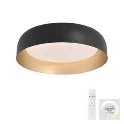 LED Deckenleuchte D=40 schwarz dimmbar per Fernbedienung CCT