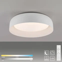 LED Deckenleuchte D=40 weiß dimmbar per Fernbedienung CCT
