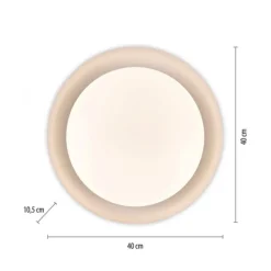 LED Deckenleuchte D=40 weiß dimmbar per Fernbedienung CCT