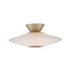 LED Deckenleuchte, ELIPSA, toffee, Tronicdimmer, Opalglas