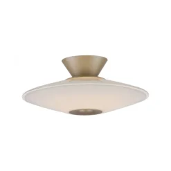 LED Deckenleuchte, ELIPSA, toffee, Tronicdimmer, Opalglas