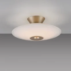 LED Deckenleuchte, ELIPSA, toffee, Tronicdimmer, Opalglas
