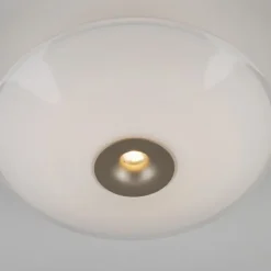 LED Deckenleuchte, ELIPSA, toffee, Tronicdimmer, Opalglas