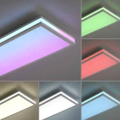 LED-Deckenleuchte, Farbwechsel, Fernbedienung, dimmbar