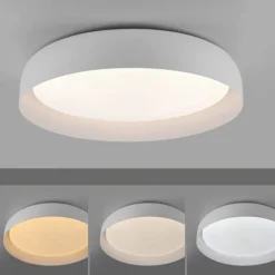 LED Deckenleuchte Fernbedienung weiß D=57cm dimmbar Memoryfunktion