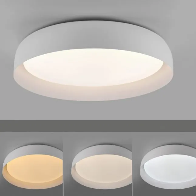 LED Deckenleuchte Fernbedienung weiß D=57cm dimmbar Memoryfunktion