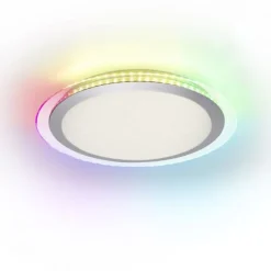LED Deckenleuchte flach 45x45cm rund weiß dimmbar Farbspiel CCT LED Panel