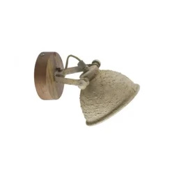 LED Deckenleuchte 1 flammig beige retro schwenkbar Industrie Style
