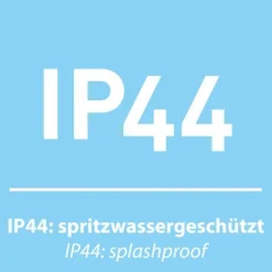 LED Deckenleuchte 4 flammige anthrazitfarbig drehbar IP44 warmweiß
