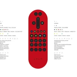 LED-Deckenleuchte, 4-flammig, modern, stahlfarben, quadratisch