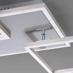 LED Deckenleuchte 3-flammig, quadratisch schwenkbar, warmweiß
