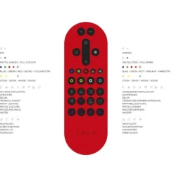 LED-Deckenleuchte, 2 flexible Leuchtspots, inkl. Fernbedienung, dimmbar
