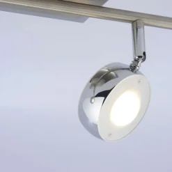 LED-Deckenleuchte, 2 flexible Leuchtspots, inkl. Fernbedienung, dimmbar