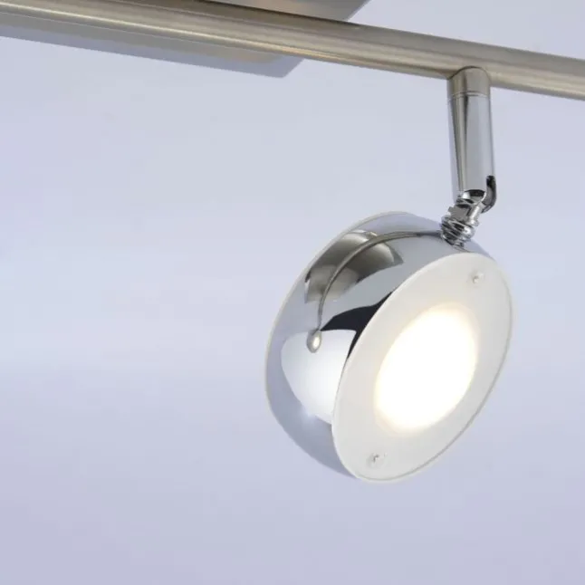 LED-Deckenleuchte, 2 flexible Leuchtspots, inkl. Fernbedienung, dimmbar