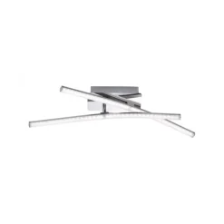 LED Deckenleuchte, Flur, Wohnzimmer, chrom, filigran, modern