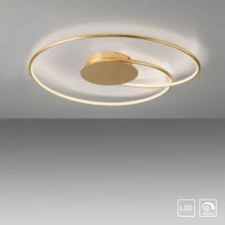 LED Deckenleuchte gold dimmbar Tronicdimmer warmweiß Innenleuchte
