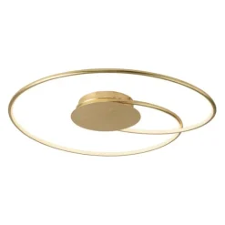 LED Deckenleuchte gold dimmbar Tronicdimmer warmweiß Innenleuchte
