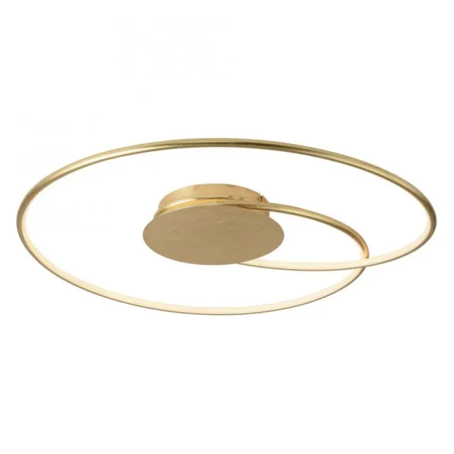 LED Deckenleuchte gold dimmbar Tronicdimmer warmweiß Innenleuchte