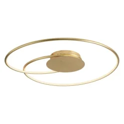 LED Deckenleuchte gold dimmbar Tronicdimmer warmweiß Innenleuchte