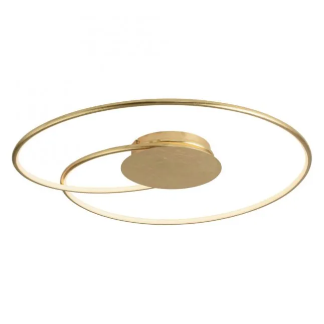 LED Deckenleuchte gold dimmbar Tronicdimmer warmweiß Innenleuchte