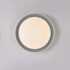 LED Deckenleuchte grau D=43cm dimmbar Switchmo Memoryfunktion