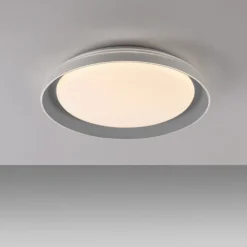 LED Deckenleuchte grau D=43cm dimmbar Switchmo Memoryfunktion