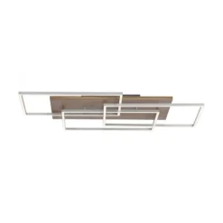 LED-Deckenleuchte, holz, CCT, Fernbedienung, Innenleuchte