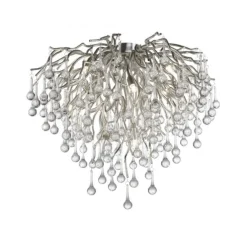 LED Deckenleuchte ICICLE silberfarbig ICICLE Lichtspiel
