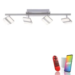 LED-Deckenleuchte, LOLAsmart, Smart Home, RGB, CCT, dimmbar, Fernbedienung