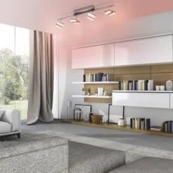 LED-Deckenleuchte, LOLAsmart, Smart Home, RGB, CCT, dimmbar, Fernbedienung