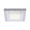 LED-Deckenleuchte, Master, aluminiumfarben, 30x30cm, modern, quadratisch