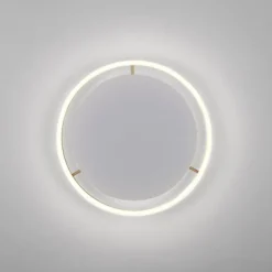 LED Deckenleuchte messing matt rund Ø40cm dimmbar Switchmo warmweiß