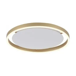 LED Deckenleuchte messing matt rund Ø40cm dimmbar Switchmo warmweiß