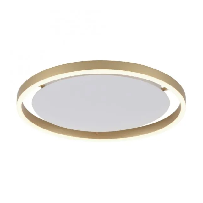 LED Deckenleuchte messing matt rund Ø40cm dimmbar Switchmo warmweiß