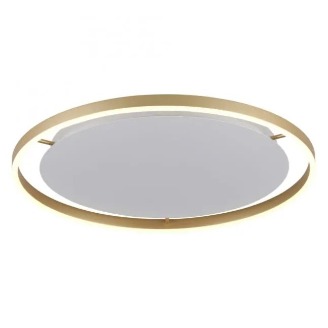 LED Deckenleuchte messing matt rund Ø60cm dimmbar Switchmo warmweiß