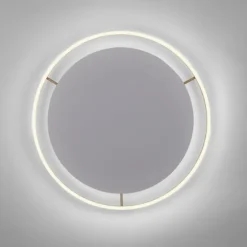 LED Deckenleuchte messing matt rund Ø60cm dimmbar Switchmo warmweiß