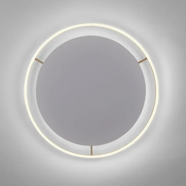 LED Deckenleuchte messing matt rund Ø60cm dimmbar Switchmo warmweiß