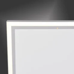 LED Deckenleuchte mit Infarot Heizung eckig weiß Fernbedienung