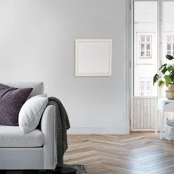 LED Deckenleuchte mit Infarot Heizung eckig weiß Fernbedienung