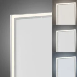 LED Deckenleuchte mit Infarot Heizung reckteckig weiß Fernbedienung