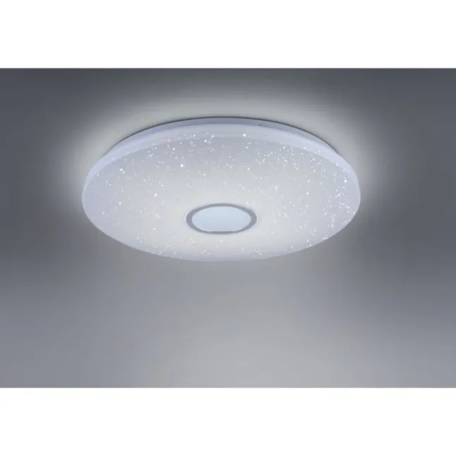 LED Deckenleuchte, Nachthimmel Optik, dimmbar, rund, Fernbedienung, modern